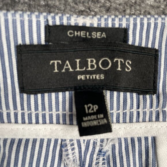 Talbots Capri Pants Womens Size 12 Chelsea Office Capsule Career Minimal Casual - Picture 9 of 11